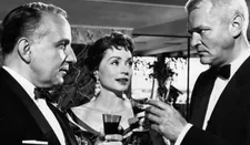 OE Hasse, Lilli Palmer and Peter van Eyck in Harald Braun's The Glass Tower (Der Gläserne Turm)
